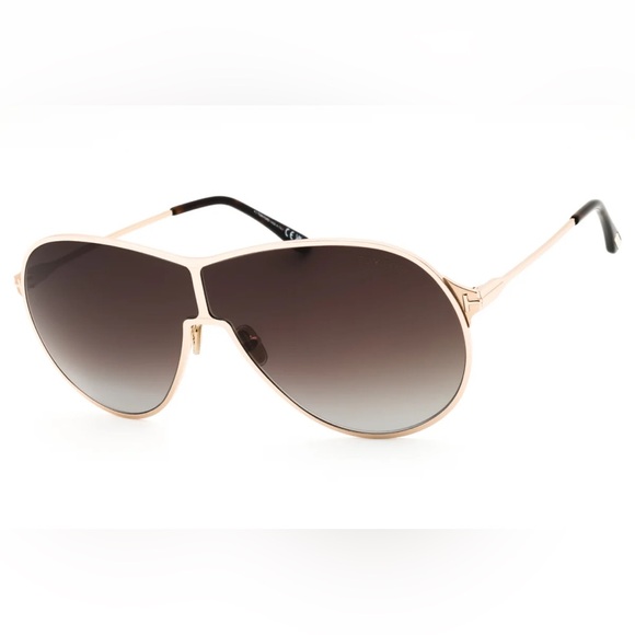 Tom Ford Sunglasses FT1174 28K Shiny Rose Gold/Roviex Gradient Unisex - Picture 1 of 1